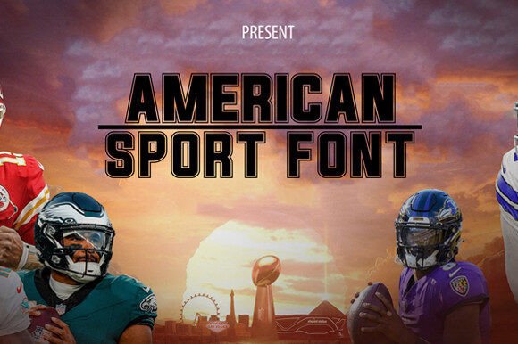 American Sport Font: A Bold Display Typeface for Dynamic Campaign Design