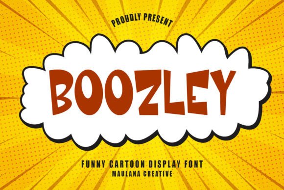 Boozley Cartoon Display Font: Adding Cheerful Personality to Editorial Design