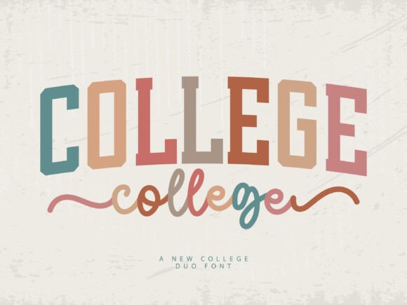 College Duo: A Sporty Serif for Bold Branding and Display Design