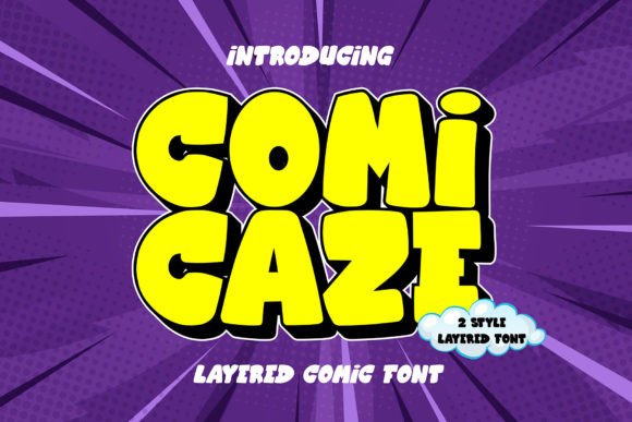 Comicaze: A Dynamic Display Font for Bold Web Design