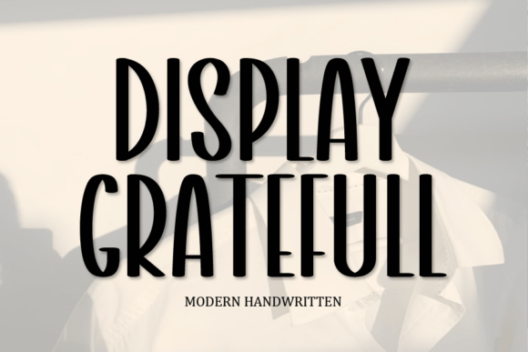 Display Gratefull: A Playful Yet Polished Display Font for Web Design