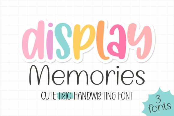 Display Memories: A Handwritten Font for Memorable Marketing Designs