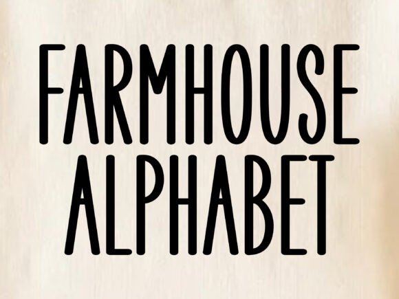 Farmhouse Alphabet: A Rustic Display Font for Scroll-Stopping Digital Design