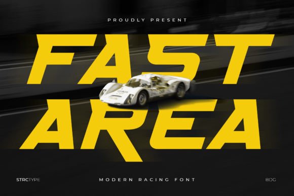 Fast Area: A Dynamic Display Font for Bold Brand Identities