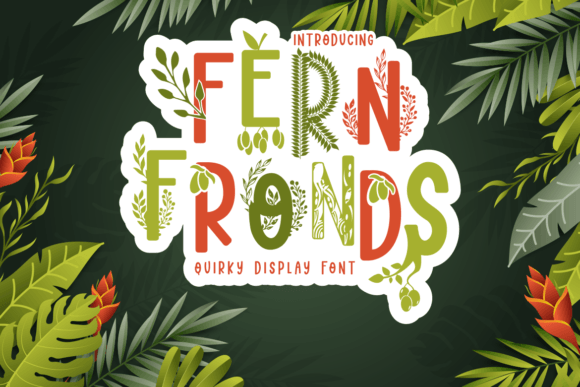 Fern Fronds: A Fresh Display Font for Modern Web Designers