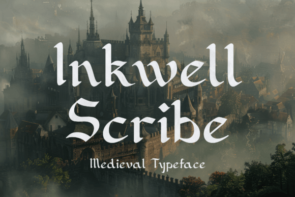 Inkwell Scribe: A Medieval-Inspired Typeface for Modern Marketing Magic