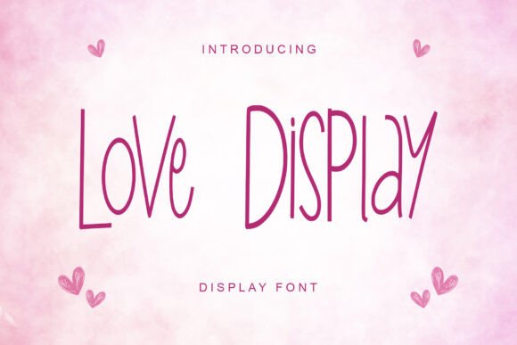 Love Display: A Charming Typeface for Editorial Romance and Visual Impact