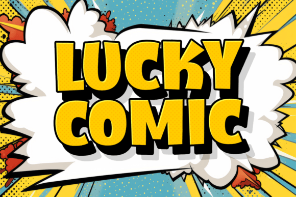 Lucky Comic: A Whimsical Display Font for Engaging Editorial Design