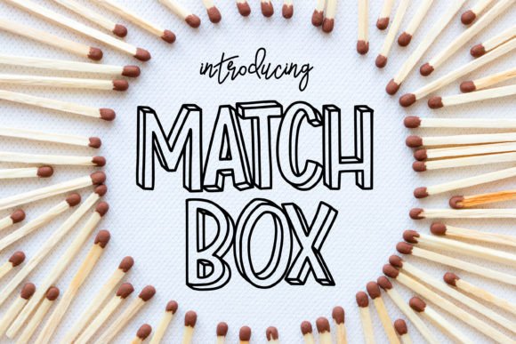 Match Box: A Dynamic Display Font for Bold Editorial Design