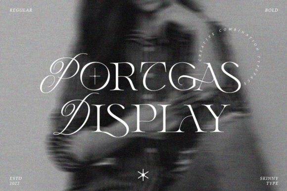 Portgas Display: Elevating Campaign Visuals with Elegant Typography