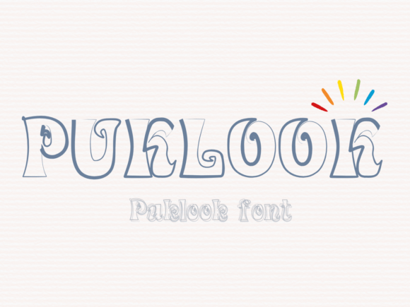Puklook: A Bold Display Font for Impactful Visuals