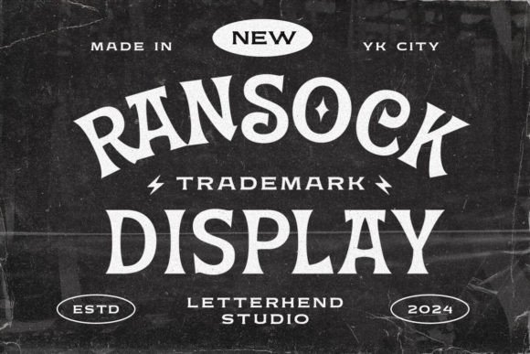 Ransock Display: A Vintage-Inspired Typeface for Modern Web Design