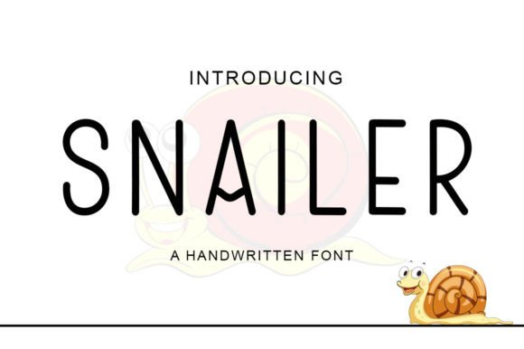 Snailer: A Display Font That Elevates Campaign Visuals with Sweet Sophistication