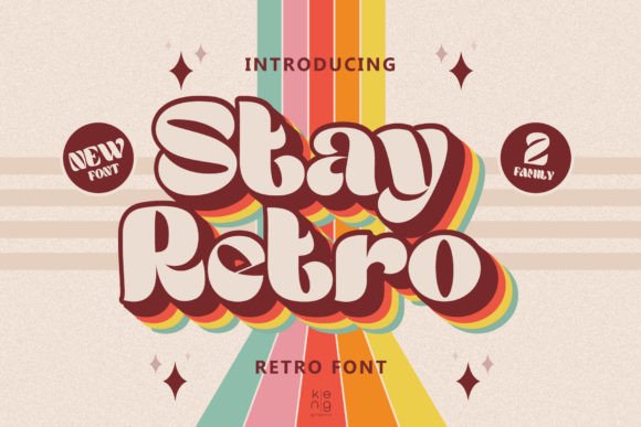 Stay Retro: A Vintage-Inspired Font for Modern Editorial Design