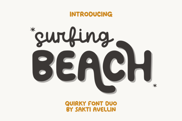 Surfing Beach Duo: A Handwritten Font for Playful, Eye-Catching Campaigns