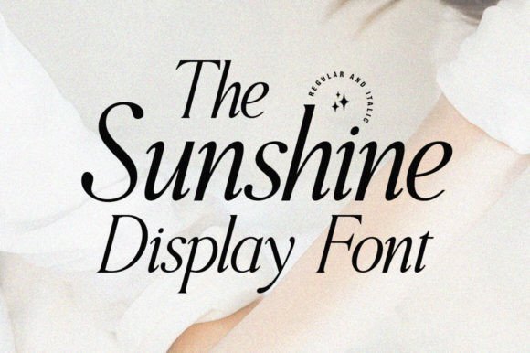 The Sunshine Display: A Serif Font That Shines in Brand Design