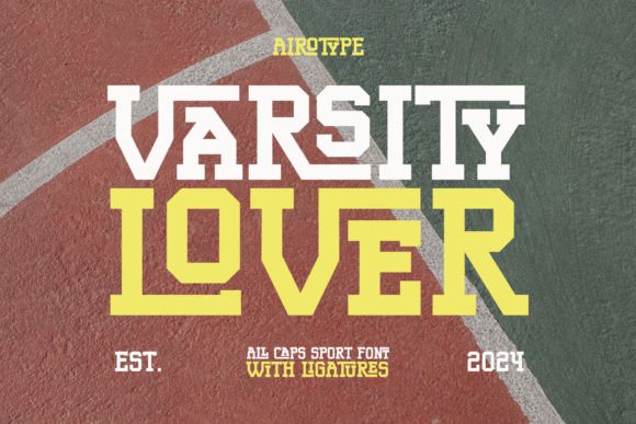 Varsity Lover: A Bold Display Font for Web Designers